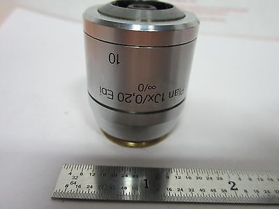 OPTICAL MICROSCOPE OBJECTIVE REICHERT LEICA EPI 10X INFINITY OPTICS  BIN#A1-M-21