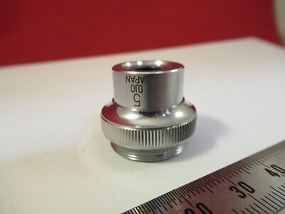 EDSCORP OBJECTIVE 5X MICROSCOPE PART OPTICS AS PICTURED &12-A-57