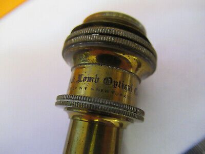 BAUSCH LOMB ANTIQUE 1/6 OBJECTIVE LENS MICROSCOPE PART AS PICTURED &A2-FT-78