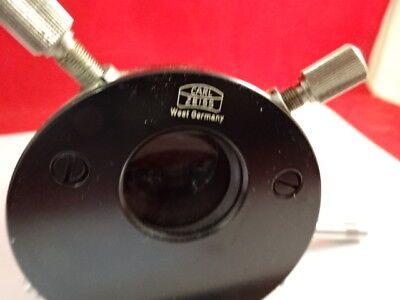 CARL ZEISS GERMANY FILTER DIAPHRAGM PHOTOMIC MICROSCOPE PART OPTICS AS IS 4V-A-5