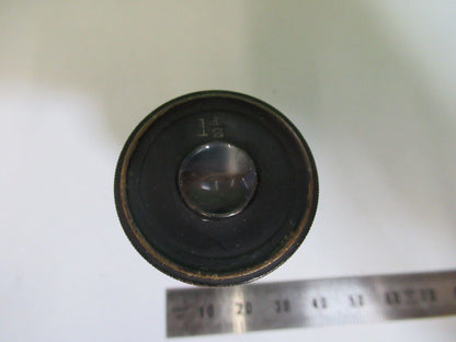 ANTIQUE BAUSCH LOMB "1 1/2" EYEPIECE OPTICS MICROSCOPE PART AS PICTURED P2-B-54