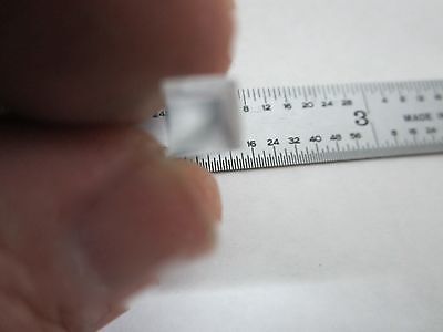 OPTICAL BI CONVEX LENS BAR 165 OPTICS AS IS BIN#R8-24