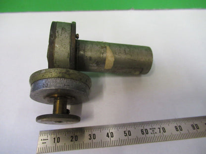 ANTIQUE BRASS SLIP ADJUST UNKNOWN RARE COLLIMATOR SCOPE PART AS PICTURED Z4-B-71