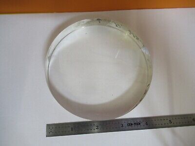 FOR PARTS OPTICAL LENS PLANO CONVEX GLASS [scratches] AS PICTURED &FT-6-204