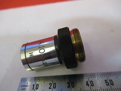 BAUSCH LOMB OBJECTIVE 10X /160 LENS OPTICS MICROSCOPE PART AS PICTURED &8Y-A-21