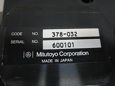 MICROSCOPE PART MITUTOYO JAPAN VERTICAL ILLUMINATOR 378-032 OPTICS BIN#F4