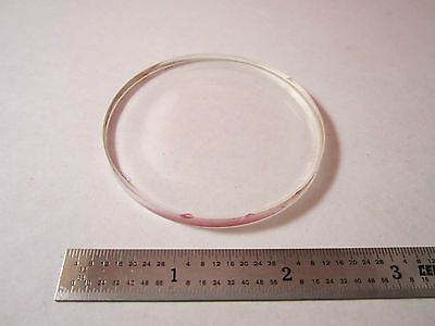 OPTICAL CONVEX LENS [some chips on edge] LASER OPTICS BIN#1-119-B