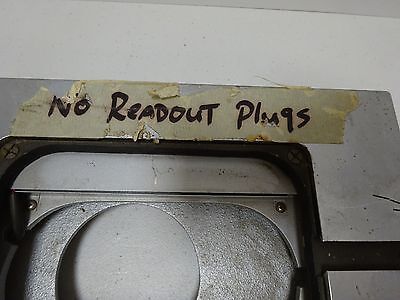 FOR PARTS NIKON MICROSCOPE STAGE TABLE TOOLMAKER RUSTY GUIDES AS IS BIN#TC-1-B