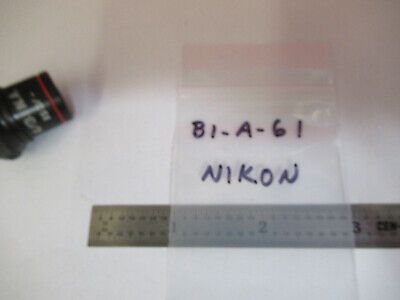 NIKON JAPAN  4X OBJECTIVE LENS MICROSCOPE PART OPTICS AS PICTURED #B1-A-61