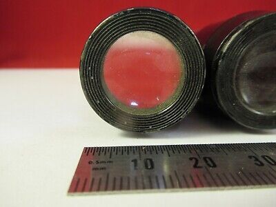 ANTIQUE AO SPENCER AMERICAN PAIR EYEPIECES 9X OPTICS MICROSCOPE PART &8-A-09