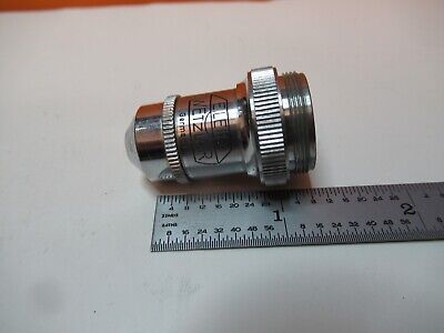 ANTIQUE ERNST LEITZ OBJECTIVE 10X OPTICS MICROSCOPE PART AS PICTURED &16-A-63