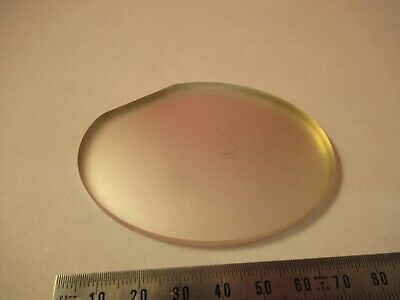 OPTICAL GLASS TRUNCATED ELLIPTICAL MIRROR SILVER PRO OPTICS AS PICTURED &T6-A-06