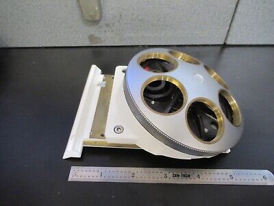 LEICA DMRB GERMANY 561002 LARGE NOSEPIECE MICROSCOPE PART AS PICTURED &5M-A-31