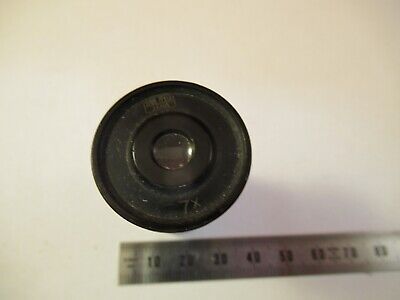 ANTIQUE CARL ZEISS JENA 7X OPTIC EYEPIECE GERMANY MICROSCOPE PART &FT-4-04B