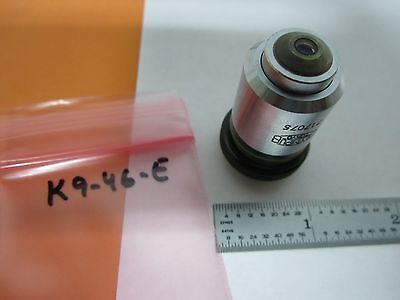 MICROSCOPE PART OBJECTIVE OLYMPUS JAPAN 40X OPTICS AS IS BIN#K9-46-E