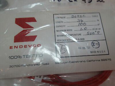 MEGGITT ENDEVCO LOW NOISE CABLE 3090C 36" Zoll für PIEZO SENSOR AS PIC #16-C-43