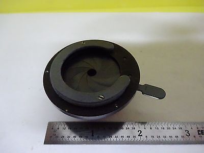 MICROSCOPE PART CONDENSER + IRIS AO AMERICAN OPTICS AS IS BIN#X3-14