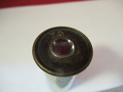 ANTIQUE BRASS CARL ZEISS GERMANY EYEPIECE 7.5X MICROSCOPE PART AS PICTURED 13-42