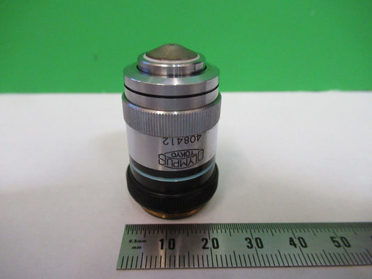 OLYMPUS OBJECTIVE  FL 100X IRIS OPTICS MICROSCOPE PART AS PICTURED &88-A-14