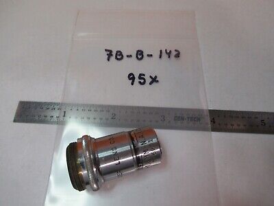 VINTAGE OBJECTIVE SPENCER 95X OPTICS MICROSCOPE PART AS PICTURED &7B-B-142