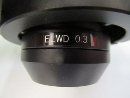 NIKON PHASE CONTRAST -2 ELWD 0.3 CONDENSER MICROSCOPE PART AS PICTURED &15-A-52