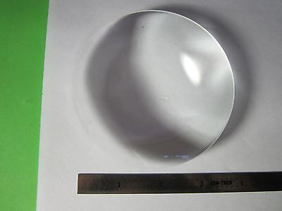 OPTICAL LARGE BI CONVEX LENS MIL SPEC LASER OPTICS BIN#34-65