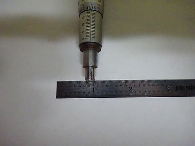 MICROSCOPE PART FEINMEYER MICROMETER POSITIONING STAGE TABLE AS IS BIN#X2-04