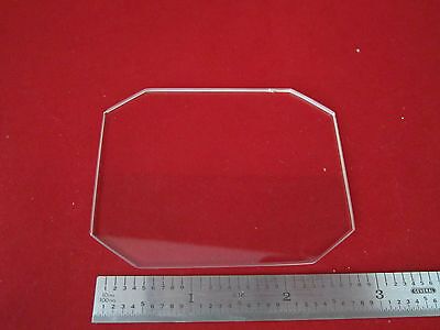 OPTICAL HUGE TRUNCATED WINDOW LENS  LASER OPTICS  BIN#4