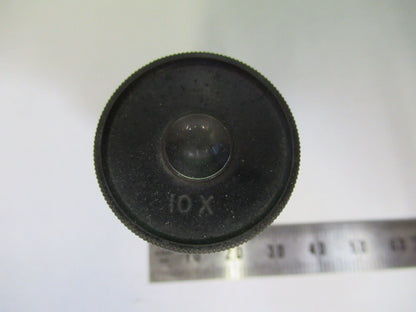 MICROSCOPE PART EYEPIECE ANTIQUE BAUSCH LOMB OPTICS 10X AS PICTURED &P4-B-80