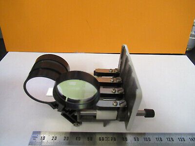 LEICA DMR GERMANY FILTER ASSEMBLY SET MICROSCOPE PART AS PICTURED #P6-A-85