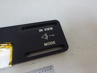 MICROSCOPE PART INFRARED SLIDE SPECTRA TECH OPTICS AS IS BIN#N6-92