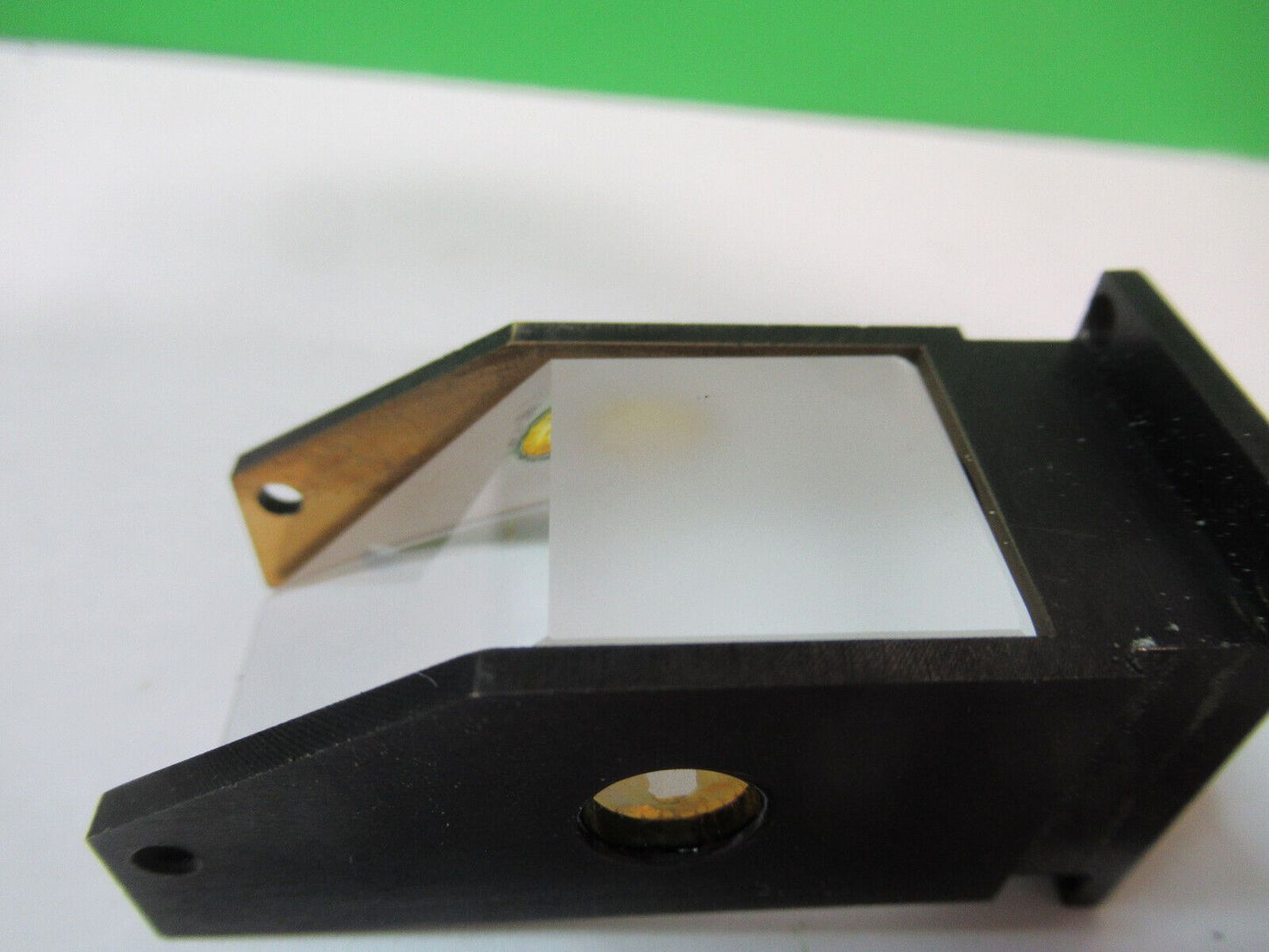 ao spencer glass brass mounted prism  MICROSCOPE PART AS PICTURED &R2-A-15