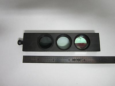 MICROSCOPE INTERFEROMETER WYKO VEECO PART SLIDE FILTER  OPTICS BIN#F2-11