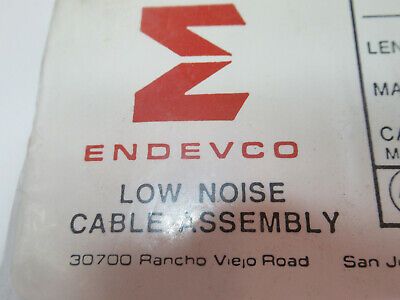 MEGGITT ENDEVCO LOW NOISE CABLE 3090C 180" inch for PIEZO SENSOR AS PIC #16-C-39