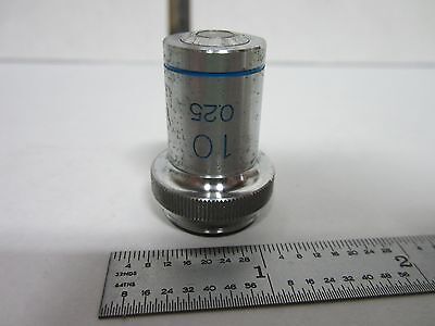 MICROSCOPE PART OBJECTIVE 10X SWIFT OPTICS AS IS BIN#R2-61