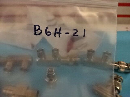 LOT BNC CONNECTOR ADAPTERS  RF MICROWAVE FREQUENCY AS PICTURED AS IS #B6H-21