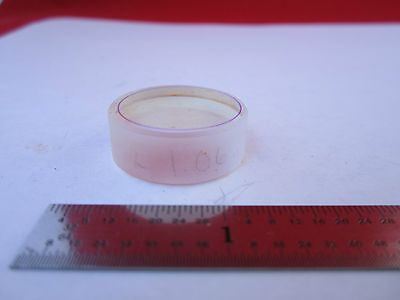 OPTICAL COATED FILTER LENS ? GLASS AS IS LASER OPTICS BIN #7C