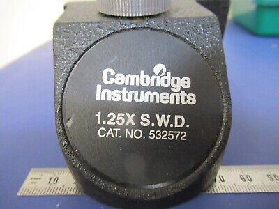 CAMBRIDGE INSTRUMENTS 1,25X SWD 532572 STEREO-OBJEKTIV WIE ABGEBILDET &amp;9-A-43