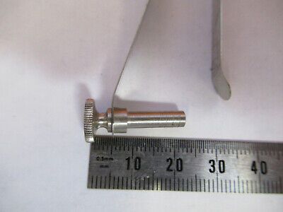 BAUSCH LOMB ANTIQUE PAIR CLIPS STAGE  MICROSCOPE PART AS PICTURED &W3-B-50