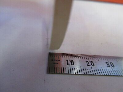 OPTICAL GLASS STAGE PLATE MICROSCOPE PART OPTICS AS PICTURED #93-A-32