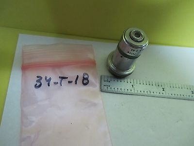 MICROSCOPE PART OBJECTIVE COOKE 40X OPTICS AS IS BIN#34-T-18