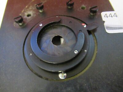 ANTIQUE BAUSCH LOMB STAGE TABLE MICROSCOPE PART AS PICTURED &13-FT-59