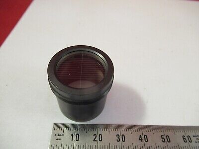 ZEISS GERMANY IN35 GRID INSERT LENS MICROSCOPE PART AS PICTURED &12-A-29