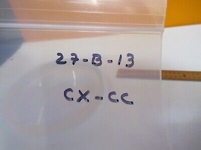 OPTICAL BK7 CONVEX CONCAVE LARGE LENS [chip edge) OPTICS AS PICTURED &27-B-13