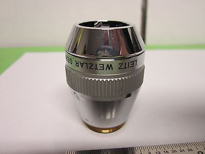 OPTICAL MICROSCOPE ERGOLUX 10X OBJECTIVE LEITZ GERMANY OPTICS AS IS BIN#3C-1-B