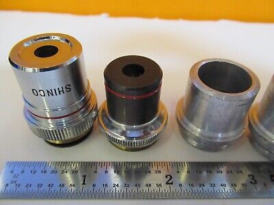 LOT LENSES OBJECTIVE OPTICS MICROSCOPE PART AS PICTURED &1E-C-94