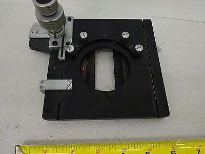 MICROSCOPE PART VICKERS ENGLAND UK STAGE TABLE MICROMETER AS IS BIN#C8-E-02