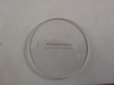 MICROSCOPE PART MEASURING RETICLE 24 mm for EYEPIECE OPTICS AS IS BIN#L3-E-25