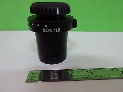 MICROSCOPE PART EYEPIECE WILD LEICA 20X/13 SWISS OPTICS AS IS BIN#V4-13