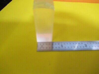 OPTICAL LENS BLOCK CONVEX RARE MIL SPEC RECTANGLE OPTICS AS PICTURED &FT-6-173